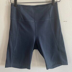 Girlfriend Collective Deep Blue Bike Shorts 8" inseam